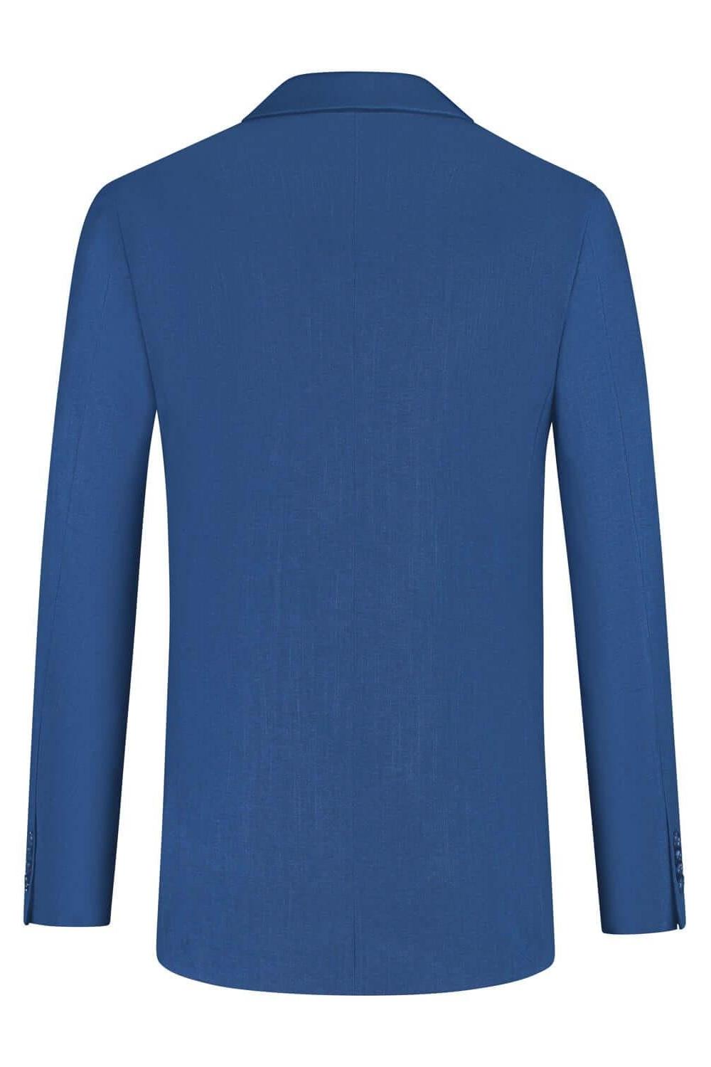 Colbert linnenlook blauw - Gents