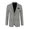 Colbert linnenstructuur grijs - Gents