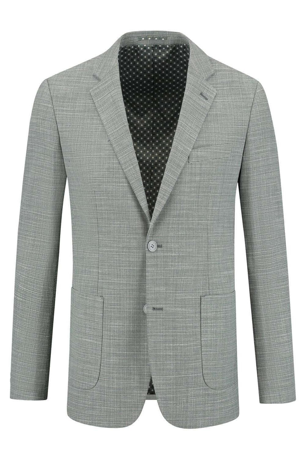 Colbert linnenstructuur groen - Gents