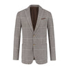 Colbert ruit grijsbruin - Gents
