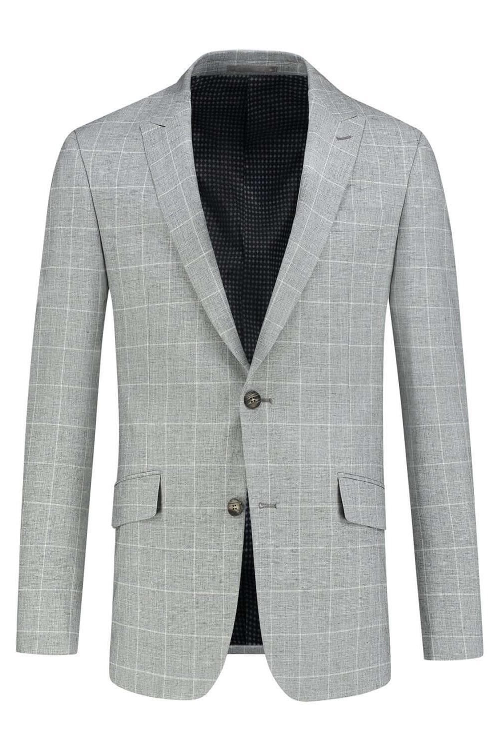 Colbert ruit lichtgrijs - Gents