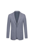 Colbert stretch blauwgrijs - stijlvol blazer in blauwgrijze stof met twee zakken en knoopsluiting.