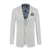 Colbert stretch ruit lichtgrijs - Gents