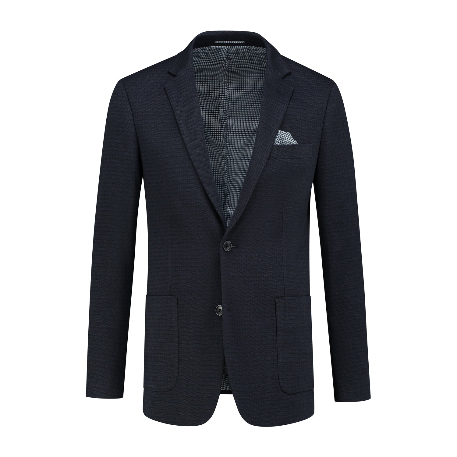 Colbert structuur donkerblauw - Gents