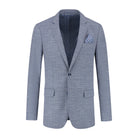 Colbert structuur steenblauw - Gents