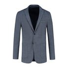 Colbert uni melange blauw - Gents