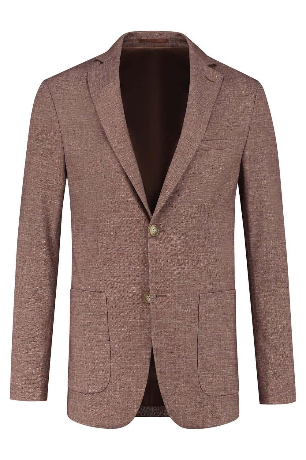 Colbert uni melange roodbruin - Gents