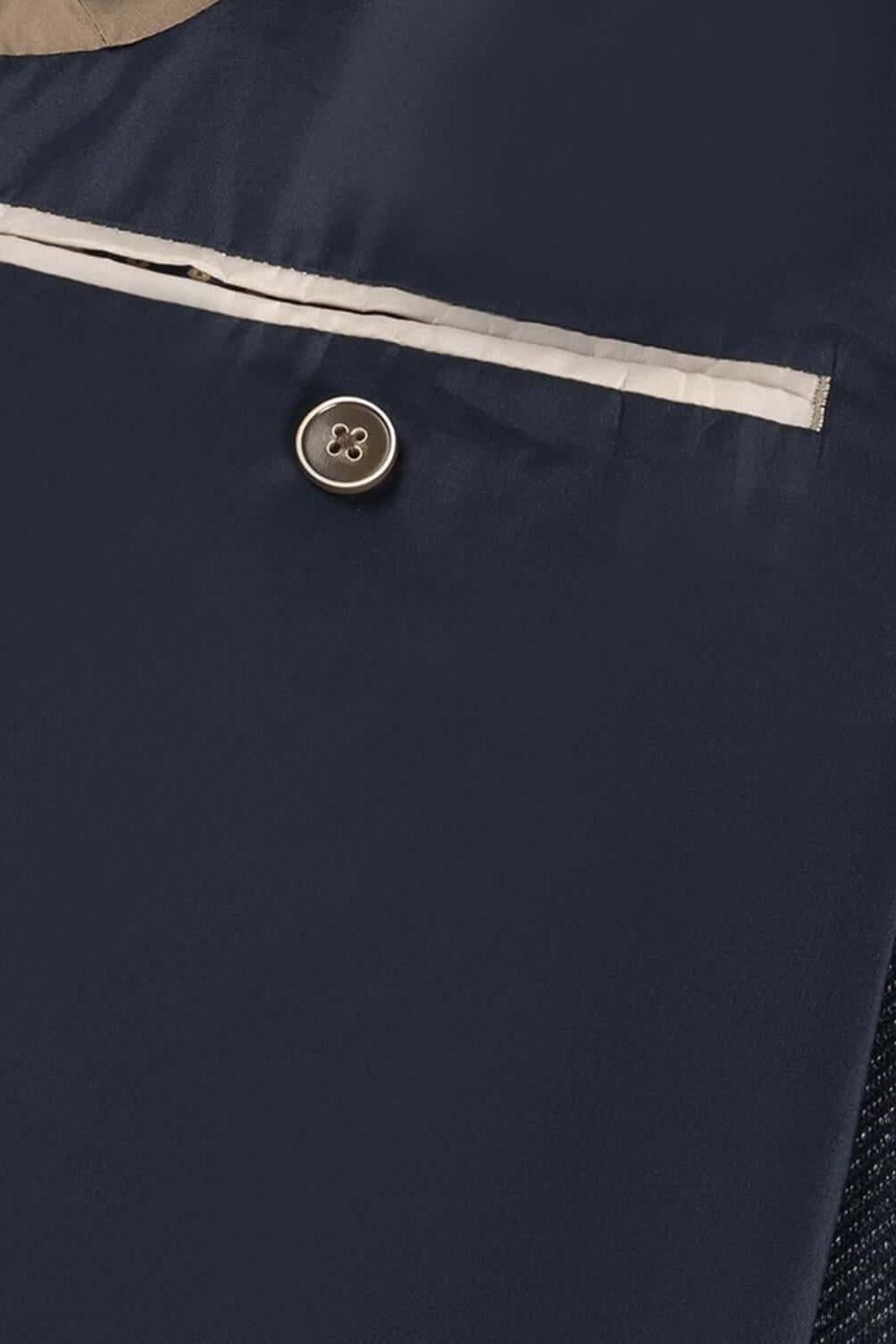 Colbert visgraat blauw - Gents