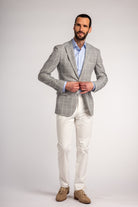 Colbert windowpane grijs - Gents