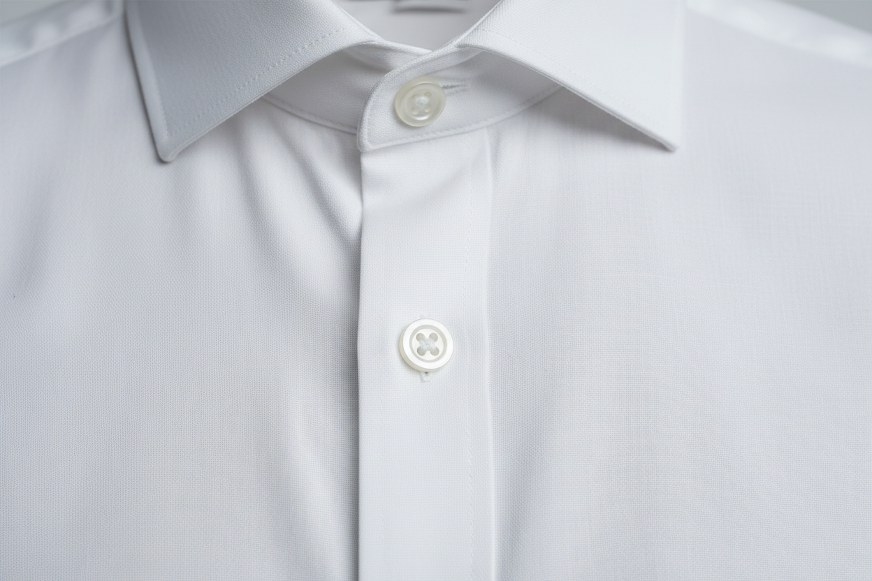 Detail foto witte knopen