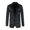Dinnerjacket paisley velvet zwart - Gents