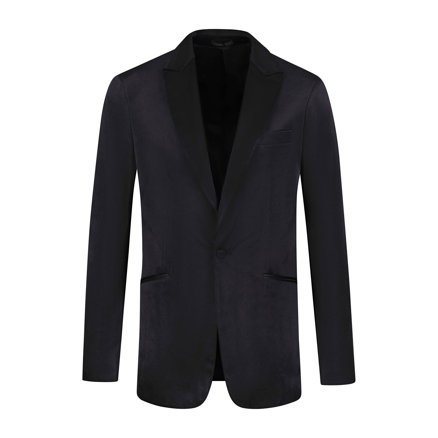 Dinnerjacket velvet zwart - Gents