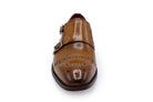 Dubbele gesp cognac - Gents