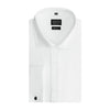 Dubbele manchet bamboe off - white - Gents