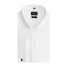 Dubbele manchet bamboe off - white - Gents