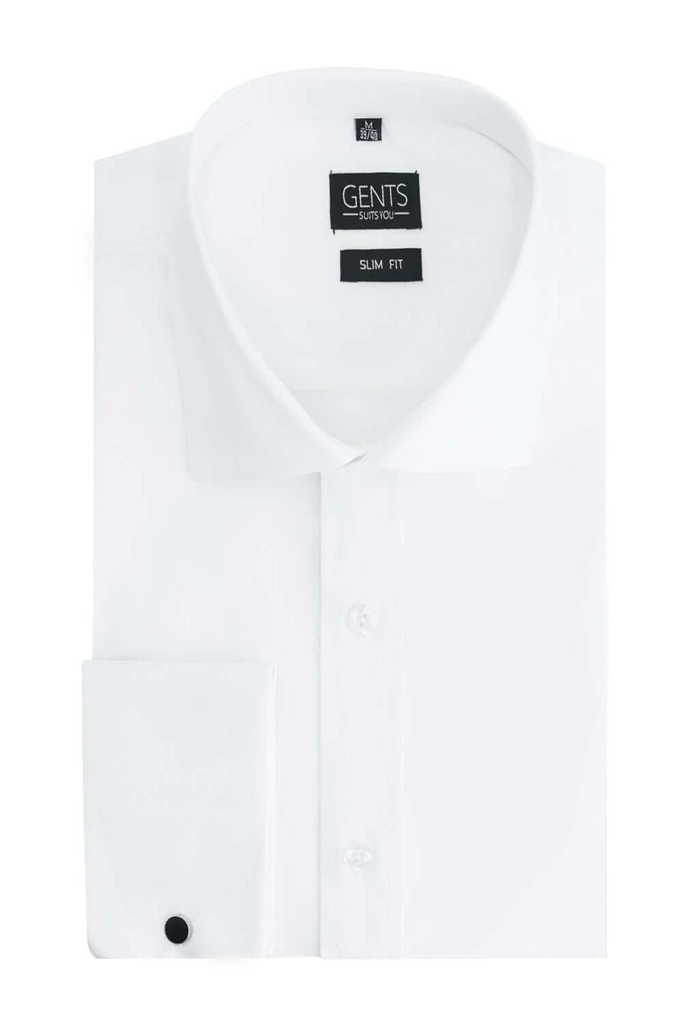 MrDoubleCollar Heren Witte Dubbele Manchet Formele Jurk Shirts Slim Fit Inclusief Metalen Manchetknopen Lange Mouw MrDoubleCollar Heren Witte Dubbele Manchet Formele Jurk Shirts Slim Fit Inclusief Metalen Manchetknopen Lange Mouw