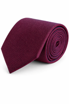 Stropdas zijde dot rood, elegante zijden stropdas met rood stipjespatroon, perfecte zakelijke uitstraling.