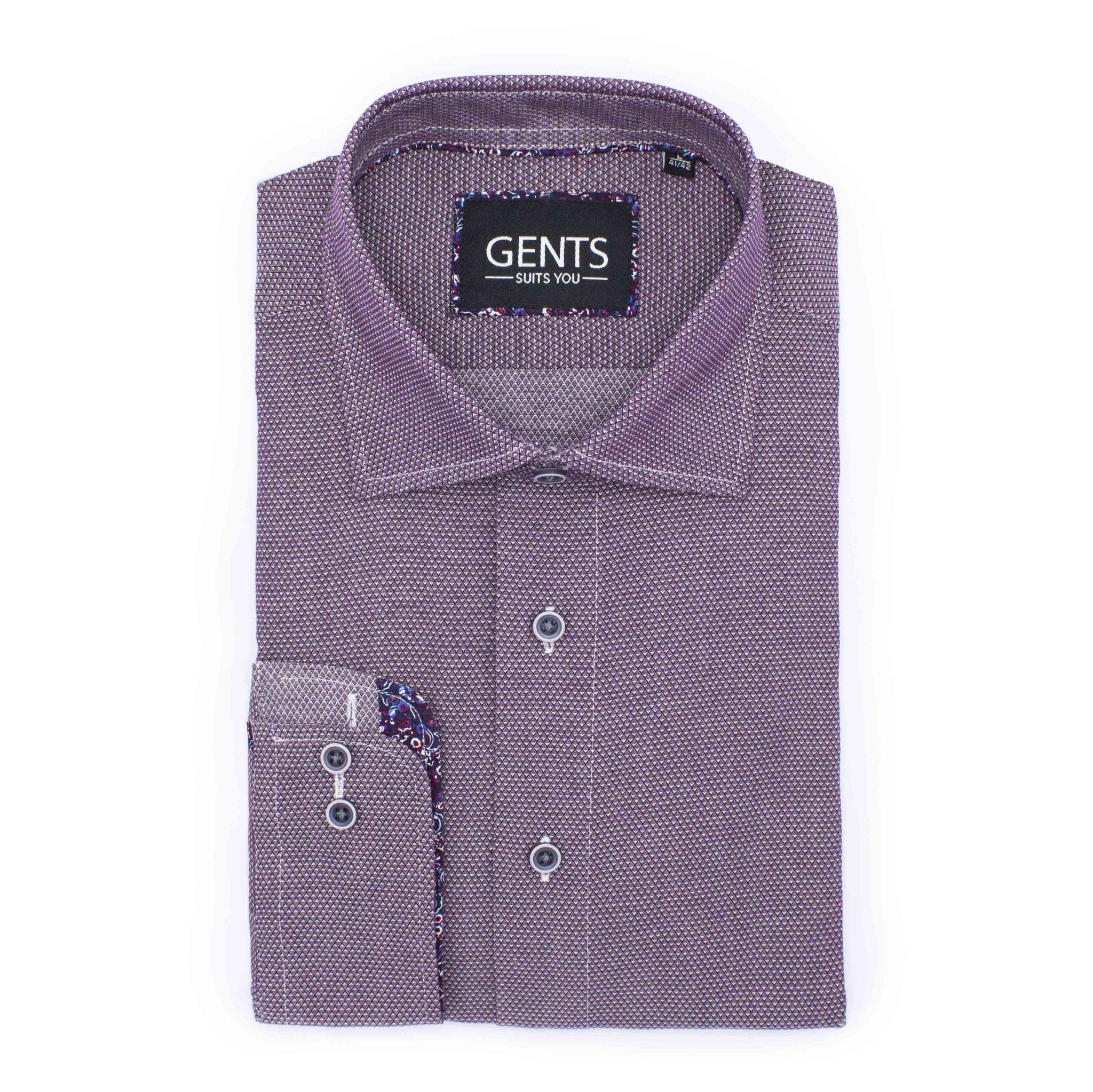 GENTS overhemd oxford wijnrood - Gents