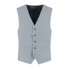 Gilet linnenblend mistgroen - Gents