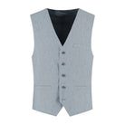 Gilet linnenblend mistgroen - Gents