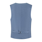 Gilet linnenlook staalblauw - Gents
