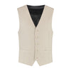 Gilet linnenlook zand - Gents