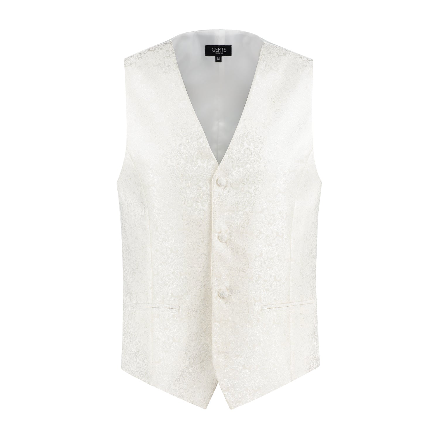 Gilet paisley ecru - Gents