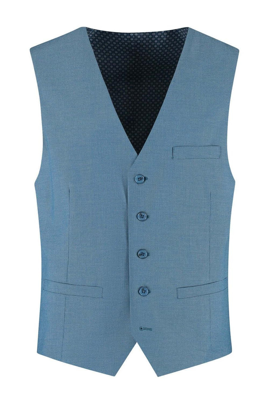 Gilet petrol blauw