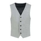 Gilet ruit lichtgrijs - Gents