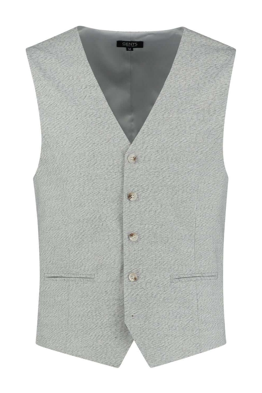 Gilet slubgaren beige - Gents