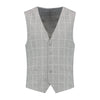 Gilet windowpane grijs - Gents