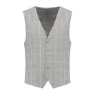 Gilet windowpane grijs - Gents