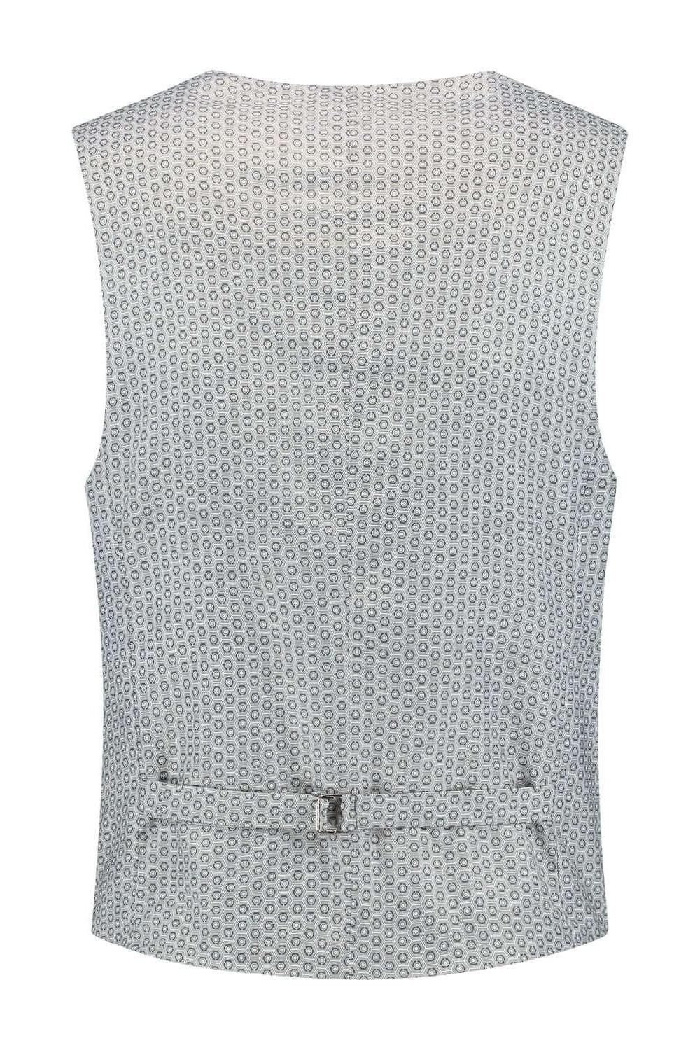 Gilet windowpane grijs - Gents