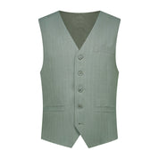 Gilet pinstripe groen