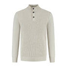 Half zip - knopen ecru - Gents