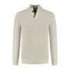 Half zip - knopen ecru - Gents
