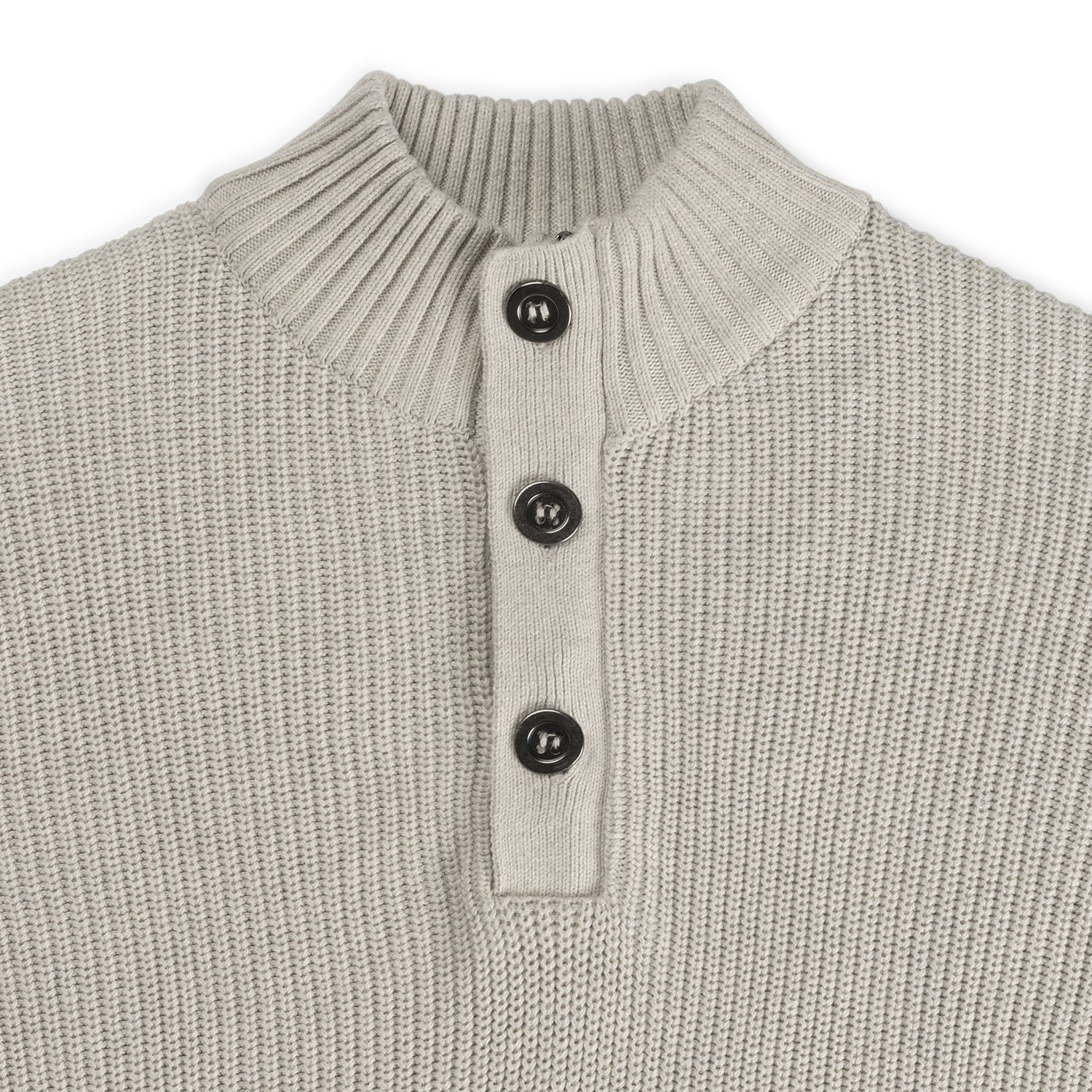 Half zip - knopen ecru - Gents