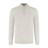 Halfzip merinoblend alugrey - Gents
