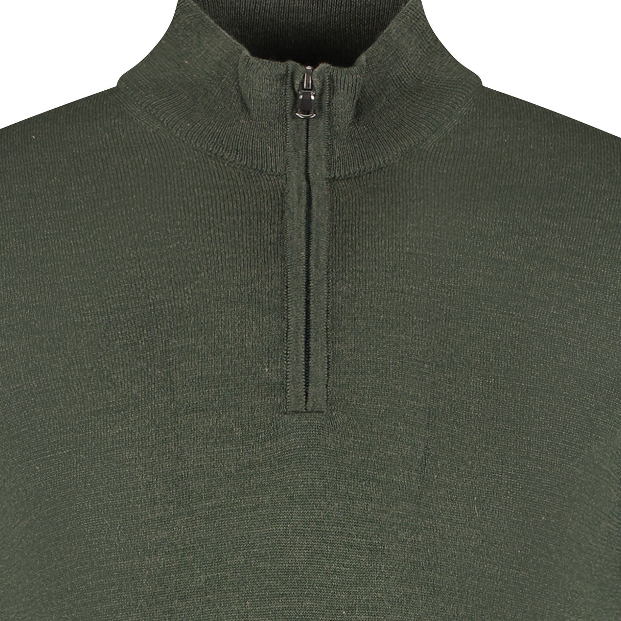Halfzip merinoblend forest - Gents