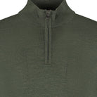 Halfzip merinoblend forest - Gents