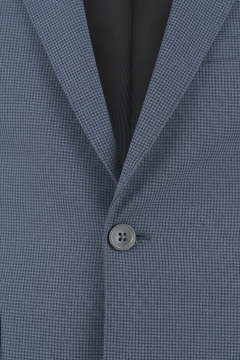 Pak 2-delig miniruit blauw-grijs - detail