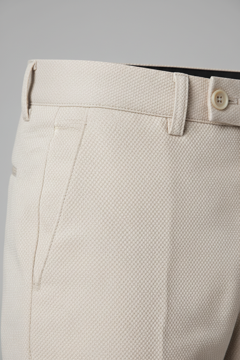 Pak Stretch Piqué Zand 2-delig