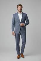 Pak 2-delig miniruit blauw-grijs - pose 2