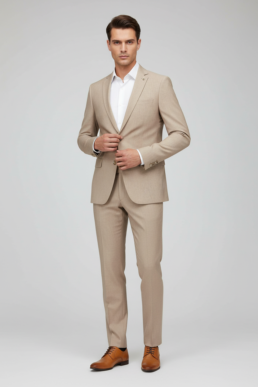 Pak cappuccino beige - pose 2