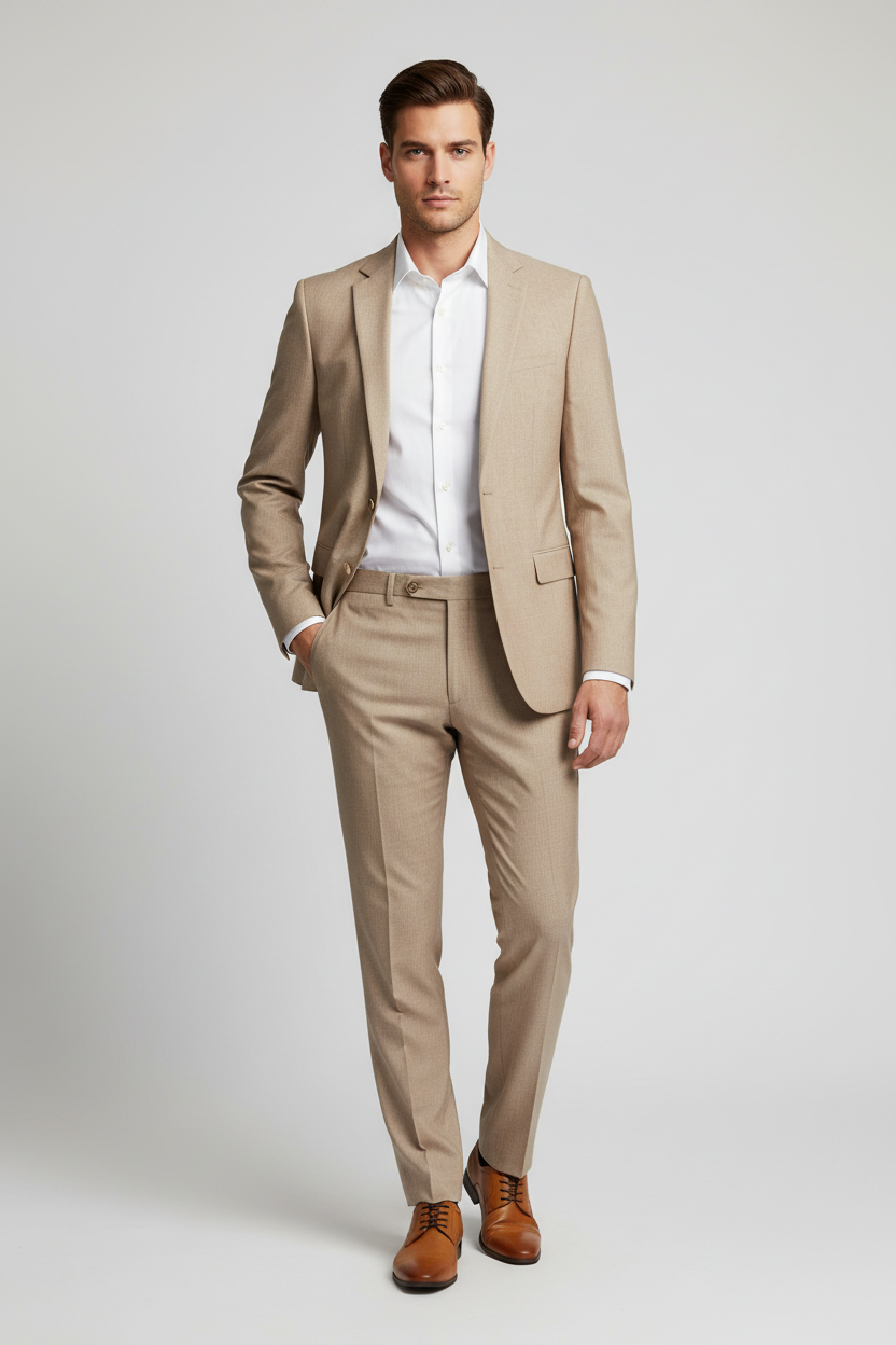 Pak cappuccino beige - pose 1