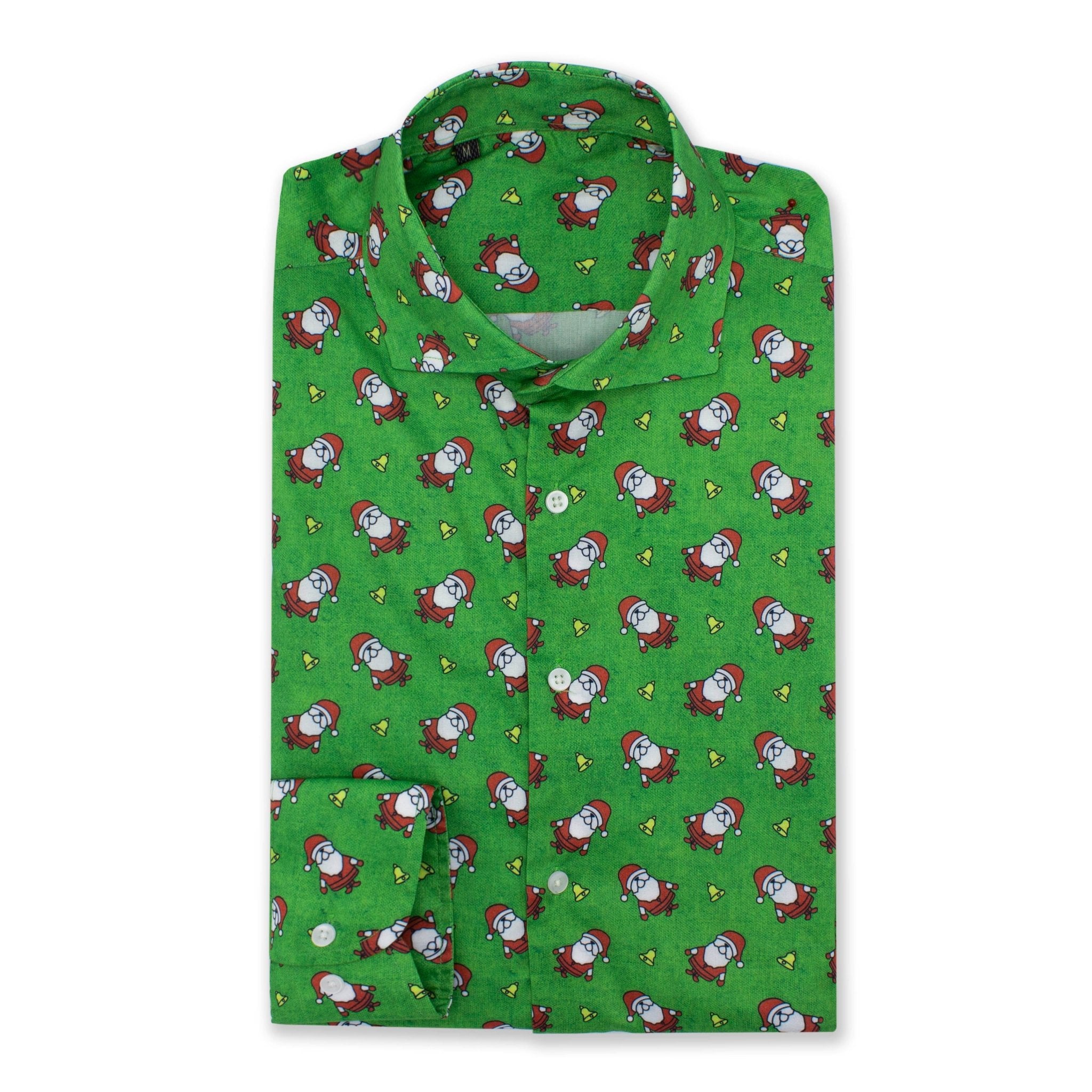 Kerstoverhemd groen - Gents