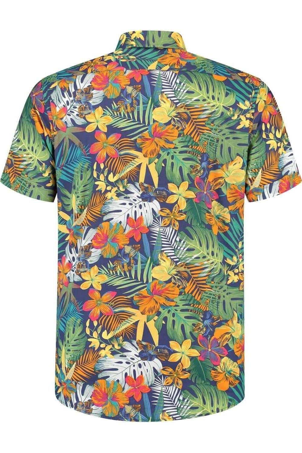 Korte mouw junglebloem - Gents