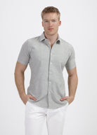 Korte mouw knit figuur wit - Gents