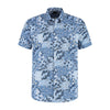 Korte mouw patch bloemprint - Gents