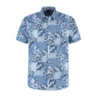 Korte mouw patch bloemprint - Gents